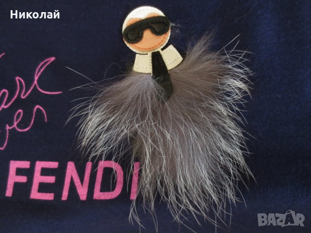 Fendi Karl Lagerfeld шал, снимка 7 - Шалове - 35533278