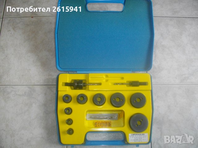 16-62мм Made in FRANCE-Комплект Боркорони Дърво-Старо Качество За Бормашина-Профи-ULTRA Composition, снимка 3 - Бормашини - 37649811