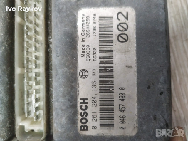 Компютър двигател LANCIA Y 96-03г. 1.4 12V , 00464574800 0261204136, снимка 4 - Части - 53443977
