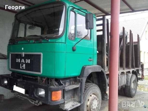 Ман 4х4 с кран за дърва в Камиони в гр. София - ID35284982 — Bazar.bg
