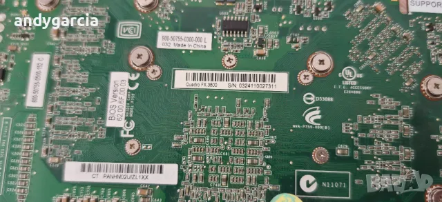  Nvidia Quadro FX 3800 GPU 1GB GDDR3 видеокарта , снимка 7 - Видеокарти - 49892707
