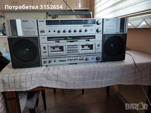 Радио касетофон philips d8733, снимка 5 - Радиокасетофони, транзистори - 43540871