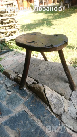 Дървено столче, снимка 2 - Столове - 51316552