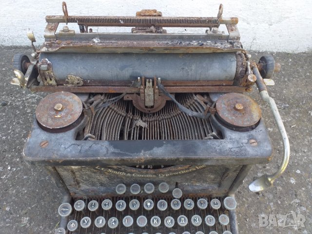 8 LC Smith Corona & Typewriters Inc 11/ 1930г, снимка 7 - Антикварни и старинни предмети - 28801225