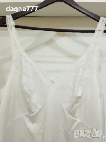 Бяла дамска нощница/ комбинезон S, снимка 7 - Нощници - 49415828