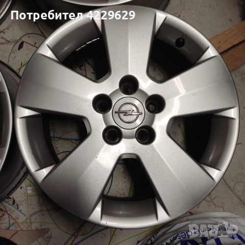 Оригинални алуминиеви джанти Opel 5x110 - 16 цола., снимка 3 - Гуми и джанти - 52775488