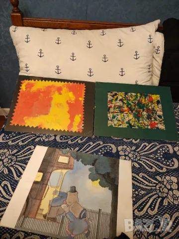 Лот картини абстрактна живопис, снимка 2 - Картини - 47884138