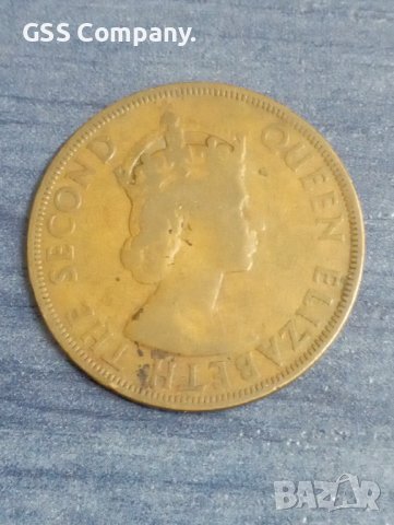 2 цента (1955) Източни Кариби, снимка 2 - Нумизматика и бонистика - 38917996