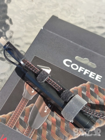 Audioquest Coffee 0.75m USB 2.0 A/B 72V DBS, снимка 10 - Други - 51149608