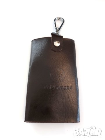 Стилни Елегентни Кожени Калъфи за Автомобилни Ключове / черен кафяв цвят / За Audi Bmw Volkswagen VW, снимка 4 - Аксесоари и консумативи - 40737395