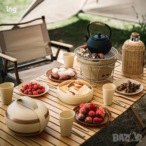 Продавам: Нов комплект прибори и съдове за къмпинг и туризъм, снимка 4 - Кутии за храна - 51454215