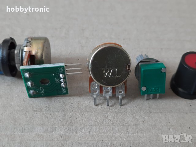 Потенциометри 1K, 2K, 5K, 10K, 20K, 50K, 100K, 250K, 500K