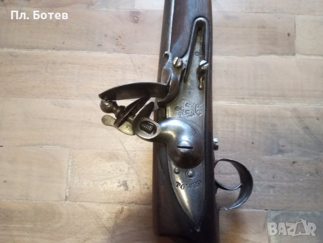Стара кремъчна пушка , снимка 3 - Антикварни и старинни предмети - 43389810