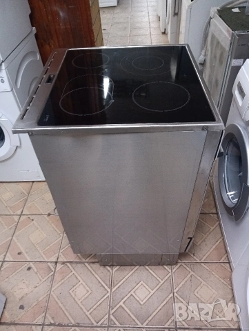 Иноксова свободно стояща печка с керамичен плот Бош Bosch Made in Germany 2 години Гаранция!, снимка 5 - Печки, фурни - 53516611