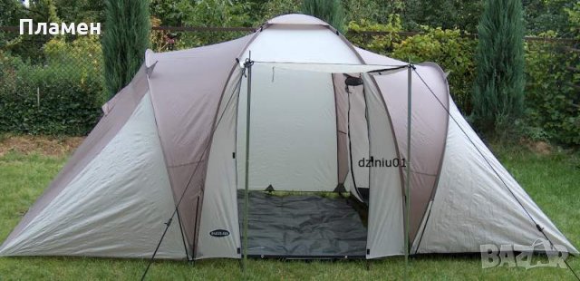Четириместна палатка "Jesolo 4" с 3 помещения Размери: 440х220х175 см., снимка 3 - Палатки - 35595775