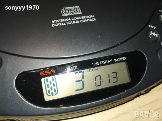 PHILIPS AZ 6846 CD DISCMAN/WALKMAN-ВНОС SWISS 2704252020, снимка 6 - Радиокасетофони, транзистори - 50059463