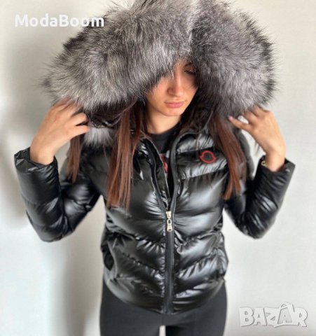 💥Moncler уникално късо черно дамско яке Монклер💥