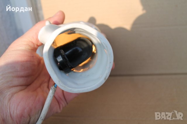 Немска порцеланова лампа, снимка 10 - Антикварни и старинни предмети - 43989150