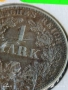 Сребърна монета 1 марка 1906г. DEUTSCHE RAICH рядка за КОЛЕКЦИЯ 20794, снимка 3