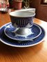 чаша с подложна и десертна чиния, порцелан немски, снимка 1 - Сервизи - 39446432
