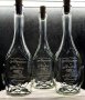 Гравирани стъклени бутилки - различни видове 