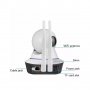  WIFI IP Camera - Безжична HD камера за видеонаблюдение от разстояние с опция за въртене WIFI IP Cam, снимка 7