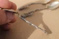 3 броя  сребърни лъжици , снимка 4