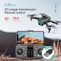 Дрон S132 Aerial Drone 4K HD GPS с 3 лещи сгъваем с калъф за носене и 1 батерия, снимка 5