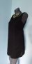 "Yessica" Ленена черна рокля тип туника / сукман   , снимка 3