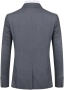 YFFUSHI Мъжко сако Slim Fit с папионка и 1 копче, класическо леко сако, сиво, XL, снимка 3