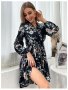 Дамска модна рокля с дълги ръкави, снимка 2