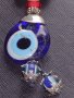 Ключодържател амулет Синьо око против уроки много красив 42626, снимка 2