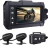 Нова 1080P Мотоциклетна Камера с GPS и WiFi, HDR, EIS, Водоустойчива, снимка 1