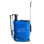 Пръскачка 2 в 1 с батерия и ръчно налягане – 16 литра, синя, снимка 3