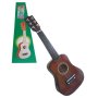 Дървена китара 58см с 6 броя метални струни, снимка 1 - Музикални играчки - 43567985