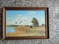 Стара картина - пейзаж, снимка 2