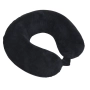 Анатомична пътна възглавница с мемори пяна, черна, 30x30 см_1219165, снимка 2