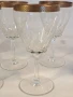 кристални чаши за вино със златен кант     26/1, снимка 12