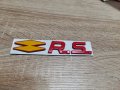 Renault RS Рено Р.С емблема лого надпис, снимка 1 - Аксесоари и консумативи - 34972493