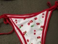 Нов комплект дамски бански от две части с принт черешки р-р M, L, XL, снимка 8