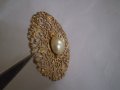 Стари дамски копчета месинг филигран, снимка 13