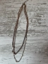 Дамско сребърно двойно синджирче което се носи като колие ❤️, снимка 5