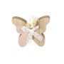 Великденска декорация, Пеперуда, Бяла панделка, 13x2,5x10 см
