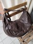 FERCHI Естествена кожа голяма торба,тъмнокафява( 315$ в интернет сайтове), снимка 3