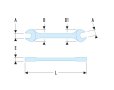 FACOM 44.18X19 Гаечен ключ 18х19мм., снимка 2