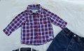 Бебешка риза H&M дънки Next и пуловер 6-9 месеца, снимка 4