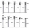 10 бр. Твърдосплавни (волфрамов карбид) фрезери за мултишлайф Dremel, снимка 2