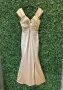 дълга сатенена рокля , снимка 2
