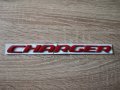  червен надпис Dodge Charger нов стил, снимка 1