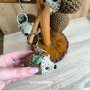 Плетен ключодържател Таралеж, снимка 4